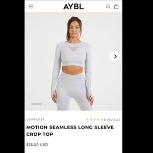 AYBL Motion Crop Top and Leggings Set